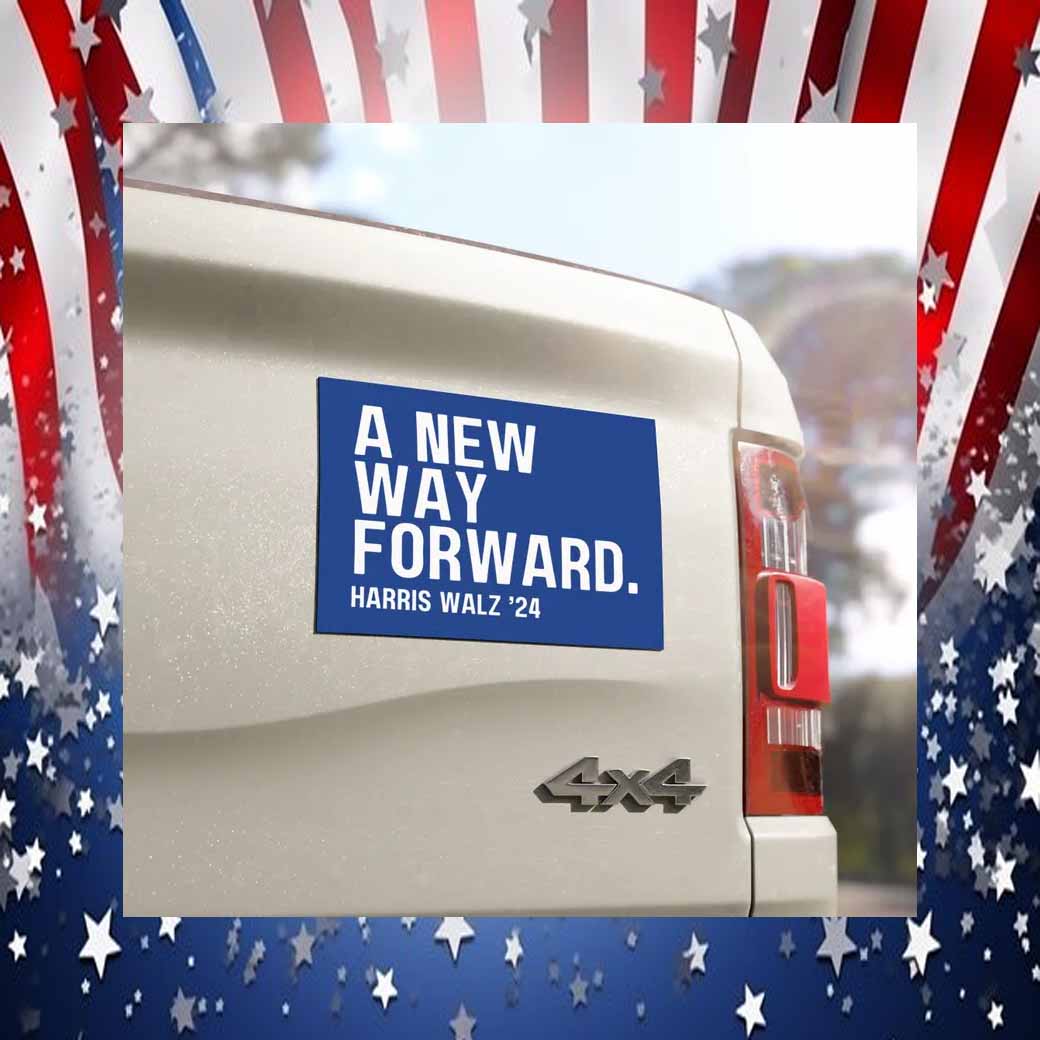 A New Way Forward Kamala Harris for President 2024 Car Magnet