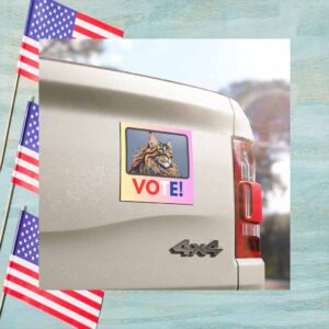 Cat Vote Car Magnet
