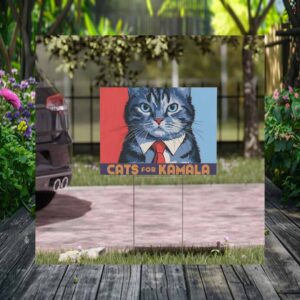 Cats 2024 Vote For Kamala Yard Sign