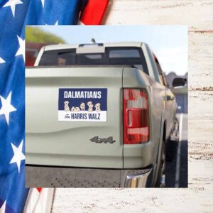 Dalmatians For Harris Walz Car Magnet