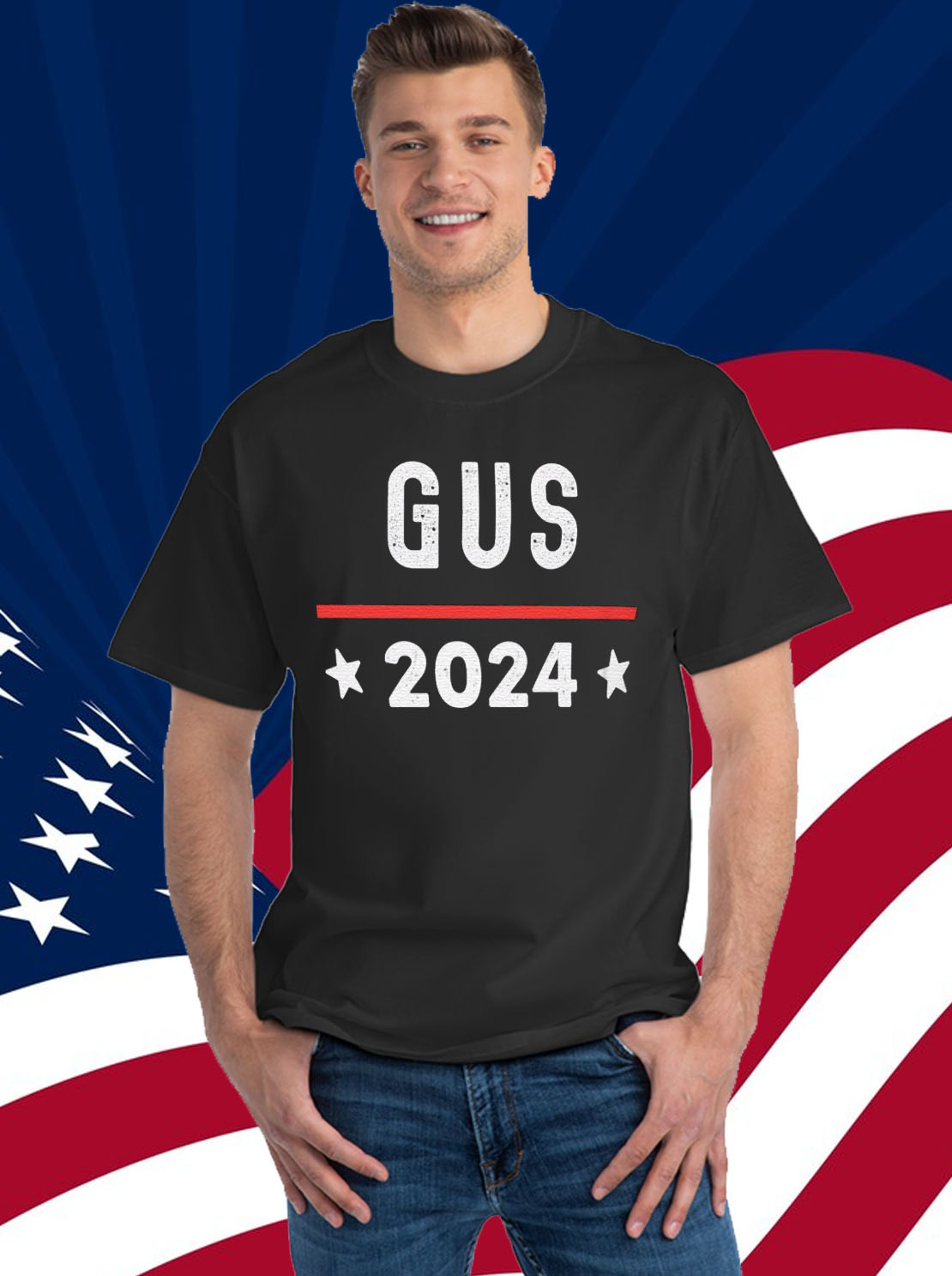 GUS 2024,Vote 2024, Democrat tee, Vote 2024, Harris Walz Gus Shirt