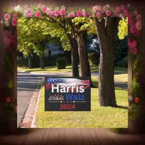 Harris Walz 2024, Madam President Yard Sign