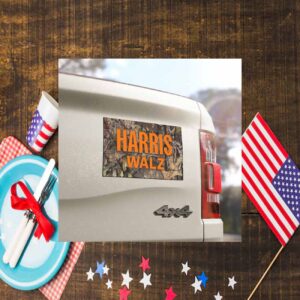 Harris Walz Camo Vehicle Car Magnet