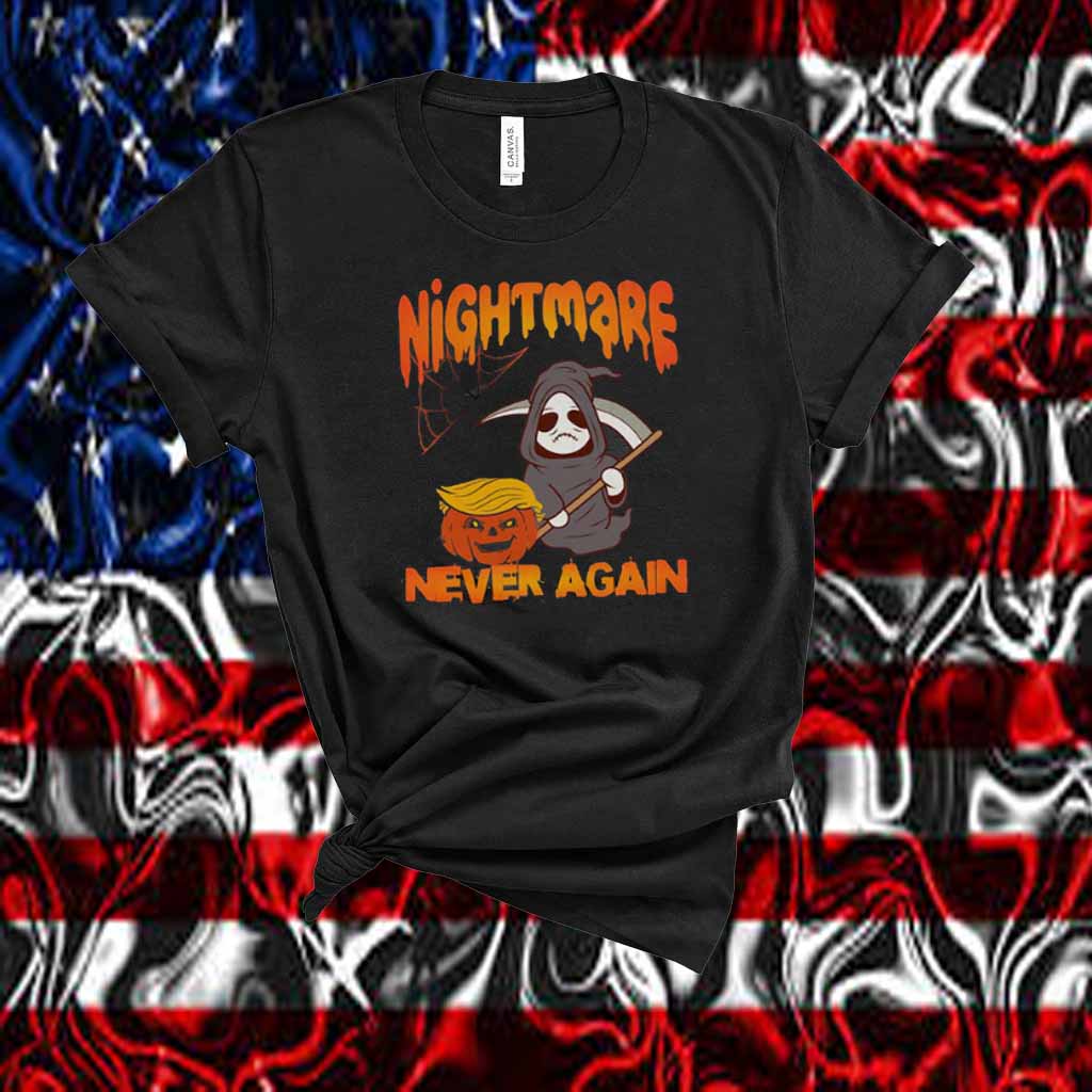 Nightmare Never Again, Vote Harris Walz Shirt