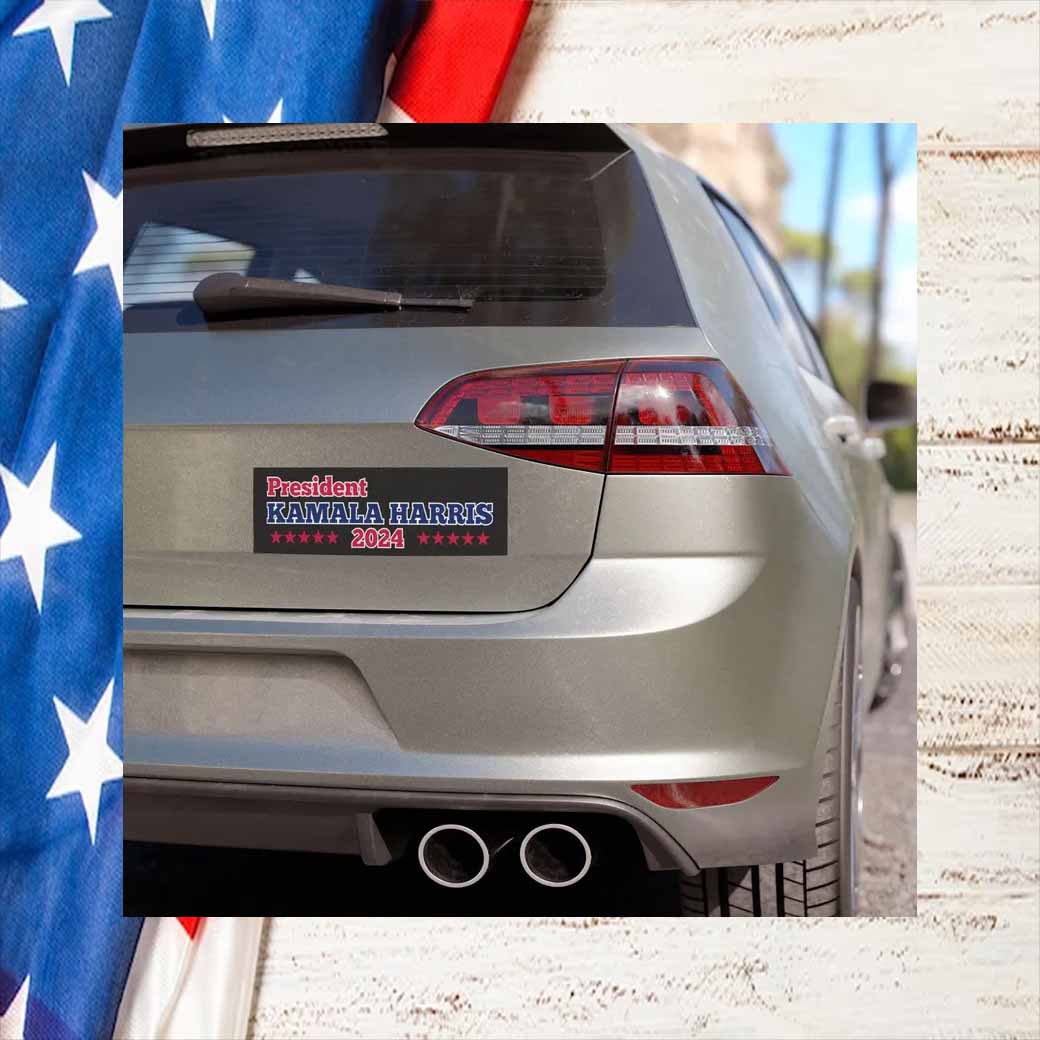 President Kamala Harris 2024 Car Magnet