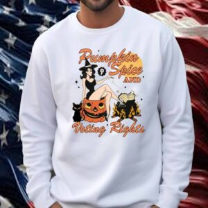 Pumpkin Spice And Voting Rights Kamala Harris President Shirt