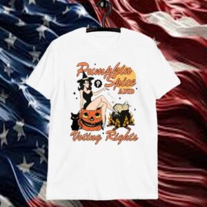 Pumpkin Spice And Voting Rights Kamala Harris President Shirt