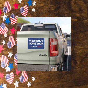 We Are Not Going Back Car Magnets