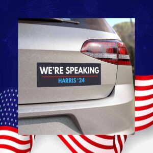 We're Speaking Harris '24 Car Magnet
