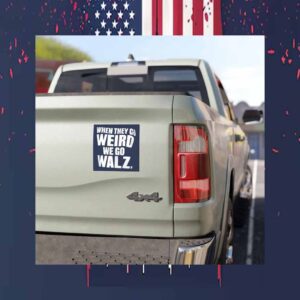 Harris Walz When We Fight, We Win Bumper Car Magnets