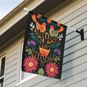 Chinga La Migra Spring Garden Flag, Anti ICE Flag