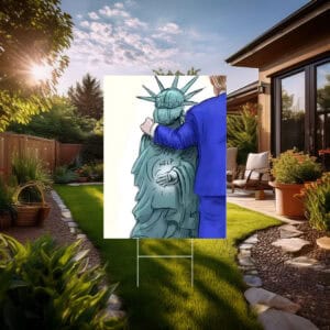 Funny No Kings Yard Sign,Anti-Trump