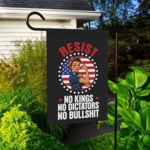 No Kings Since 1776 Garden Flag, Washington Flag