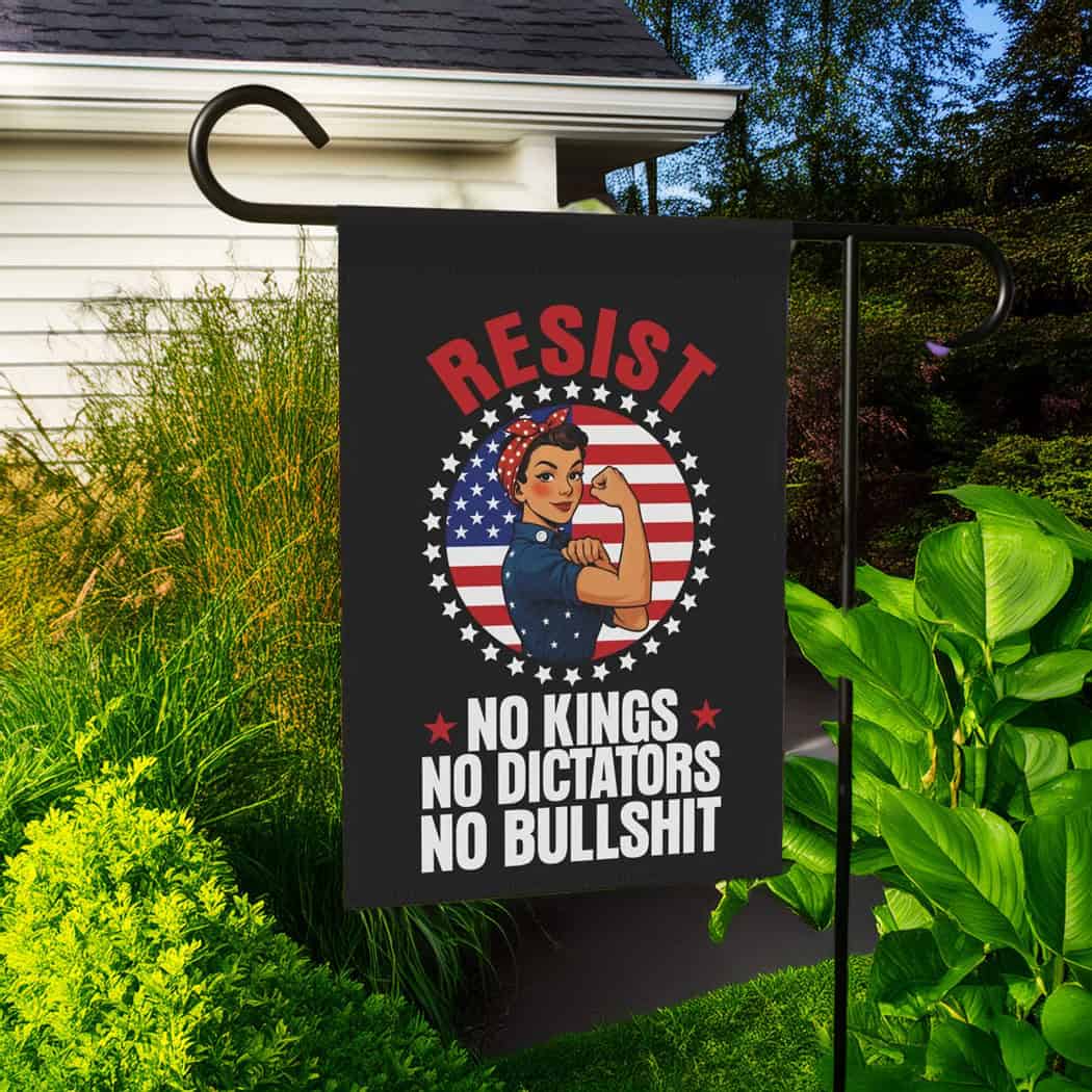 No Kings Since 1776 Garden Flag, Washington Flag