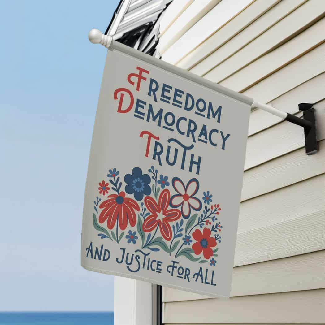 Subtle Fuck Trump Floral, FDT Yard Decor