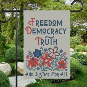Subtle Fuck Trump Floral, FDT Yard Decor