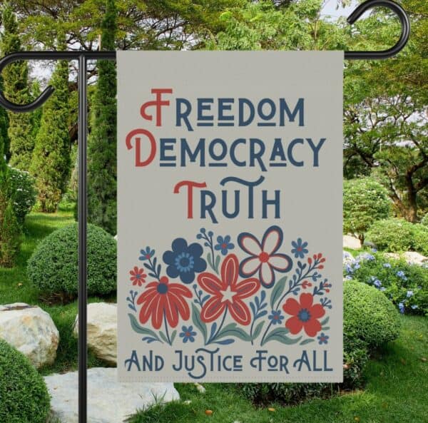 Subtle Fuck Trump Floral, FDT Yard Decor