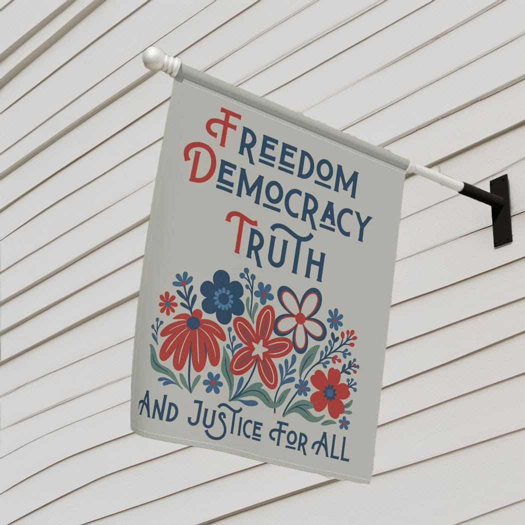 Subtle Fuck Trump Floral, FDT Yard Decor