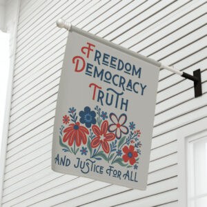 Subtle Fuck Trump Floral, FDT Yard Decor