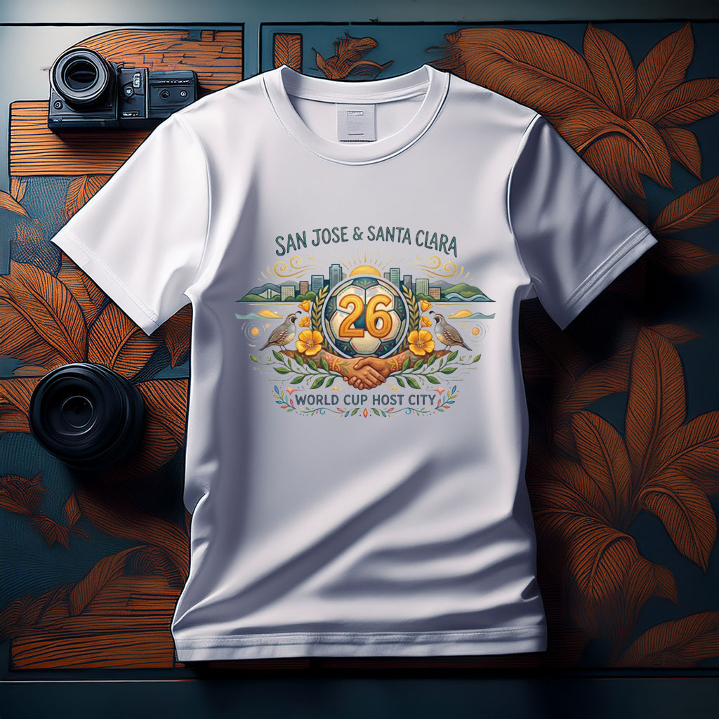 San Jose & Santa Clara Soccer Shirt - Image 3