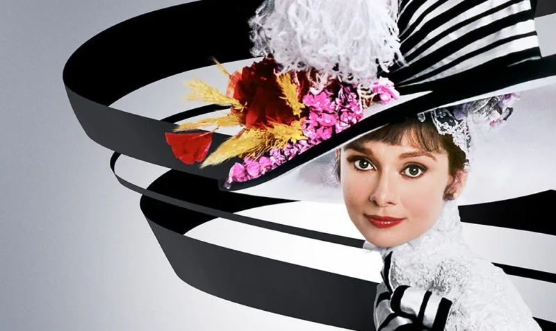 Audrey Hepburn in her Ascot hat