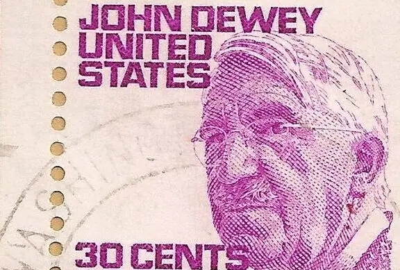 US Postage Stamp featuring John Dewey