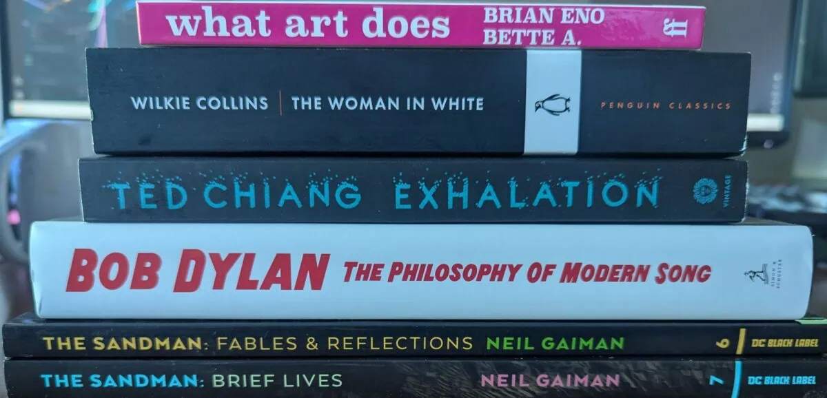 Second stack of books