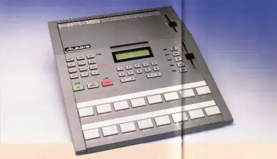 Image of the Alesis HR-16 drum machine, from the January 1988 issue of Sound on Sound.