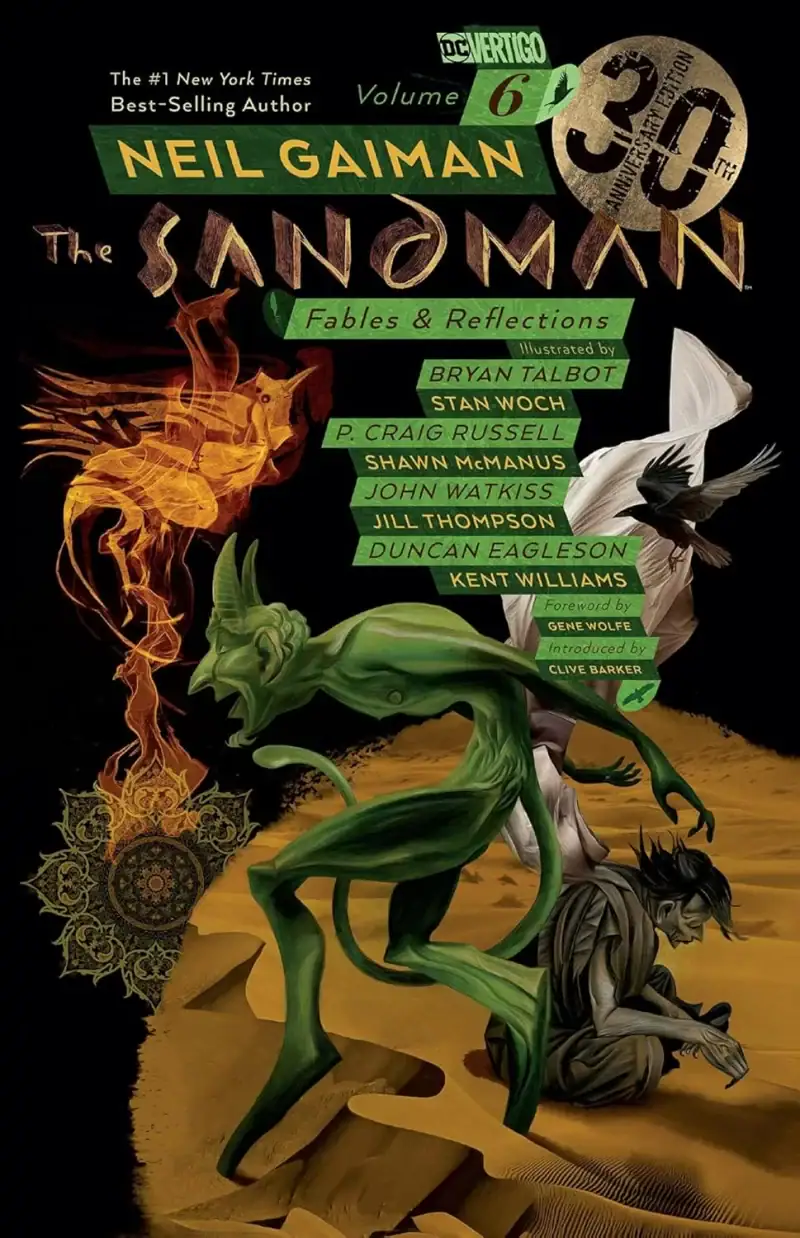 Cover of Volume 6 of Neil Gaiman's The Sandman: Fables and Reflections