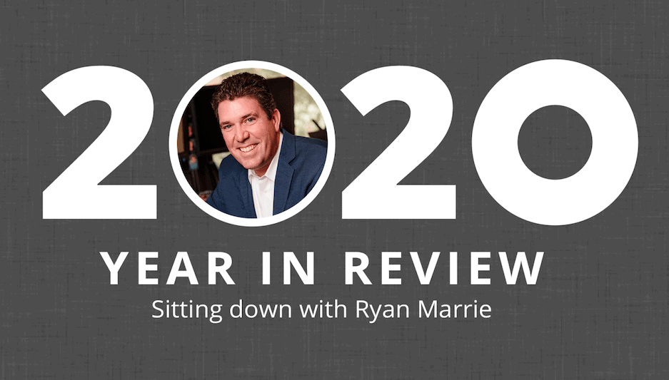 Ryan Marrie Year in Review graphic.