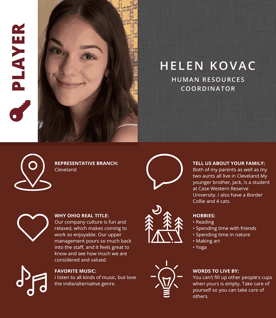 Helen Kovak infographic.