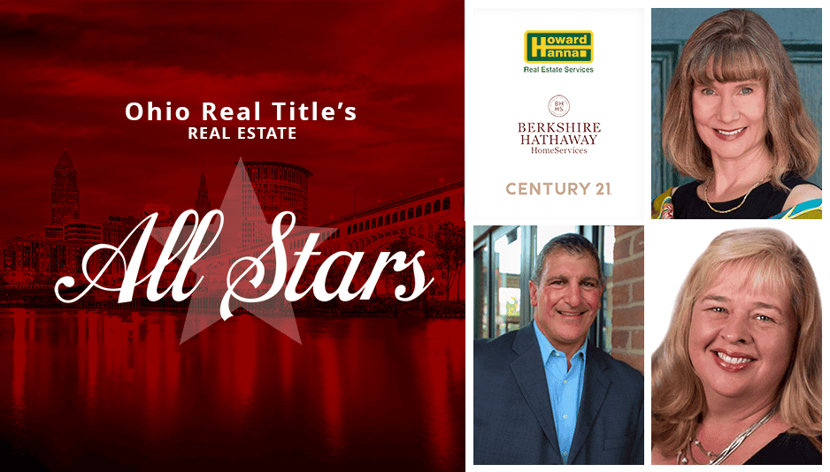 Ohio Real Title June All Stars: Irene Iammarino, Irene Iammarino, and Carol Lessick.