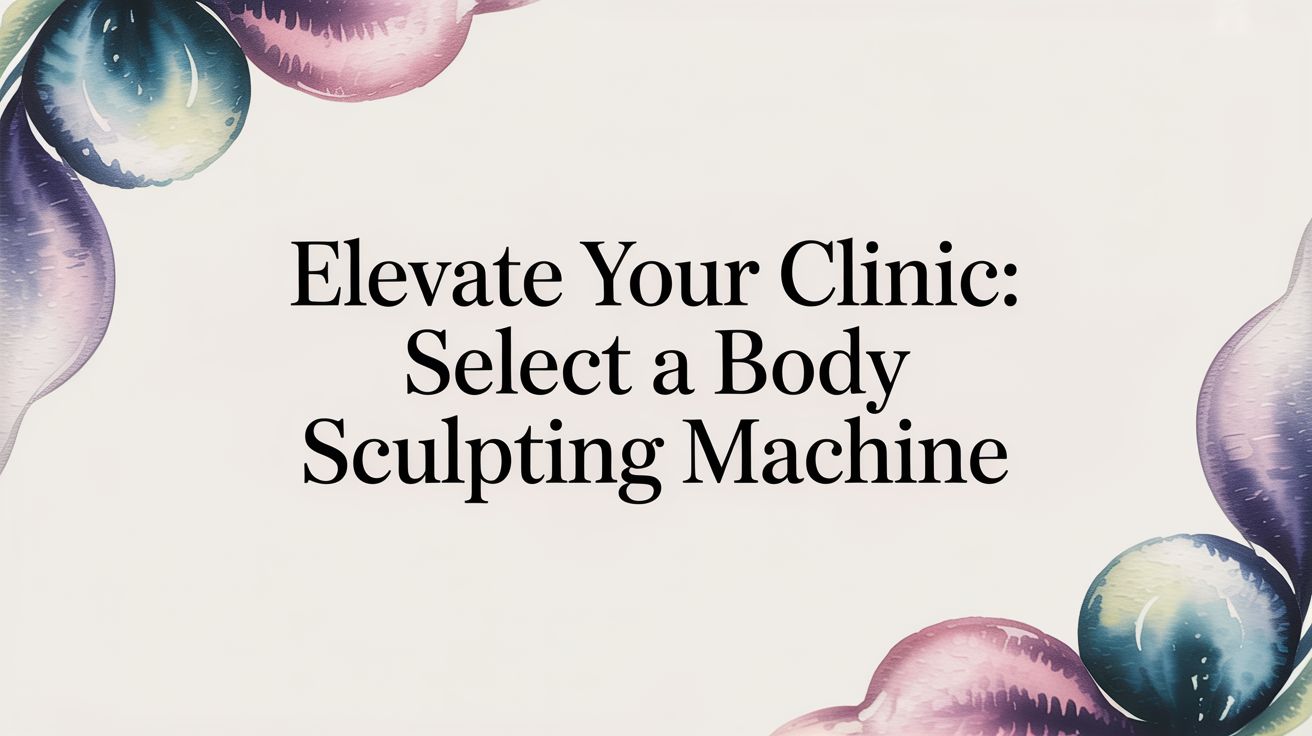 High-quality body sculpting machine for aesthetic clinics and wellness centres.