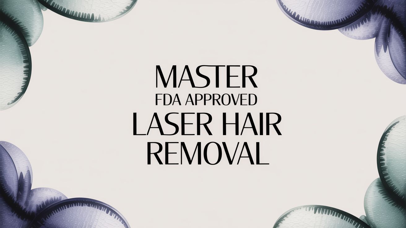 Tratamento de remoção de pêlos a laser aprovado pela FDA para uma pele suave e sem pêlos.