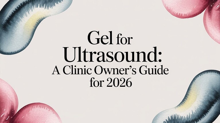 Gel para imagiologia por ultra-sons utilizada em clínicas, essencial para resultados de diagnóstico claros.