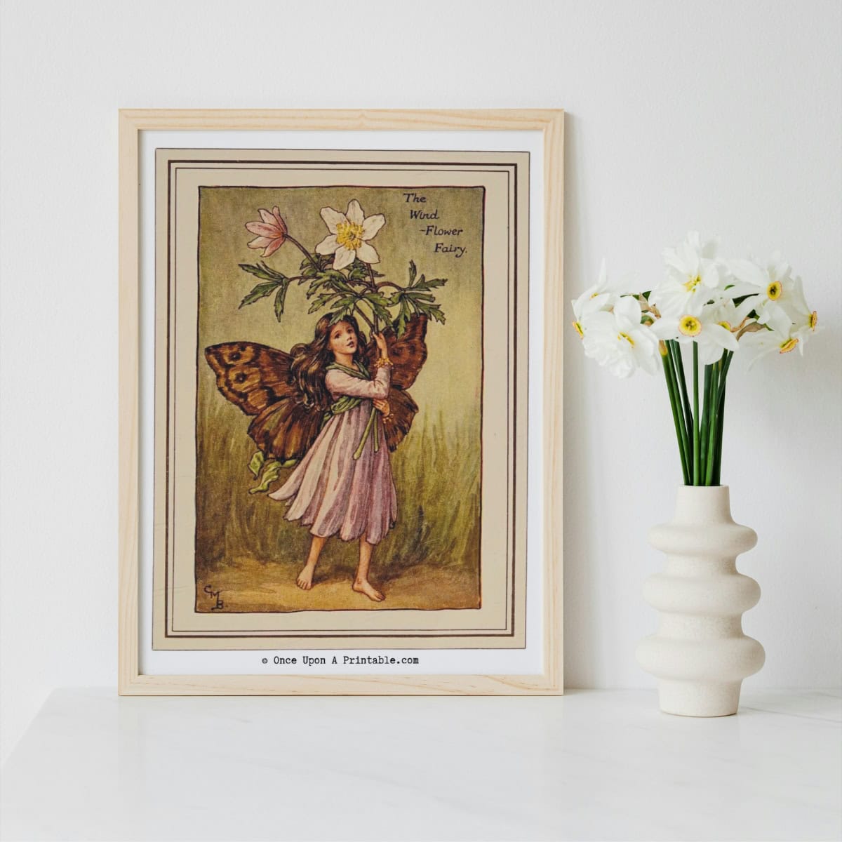 Cicely Mary Barker's spring flower fairies art prints featured image.