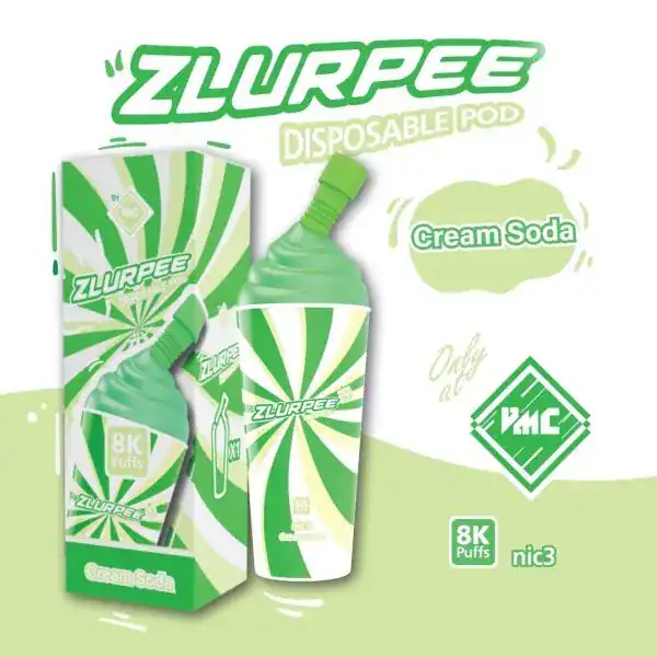 VMC 8000 Puff กลิ่นครีมโซดา หวานละมุน กลิ่นหอมกลมกล่อม สดชื่นแบบเบา ๆ สูบง่ายสบายคอ ลองเลย!