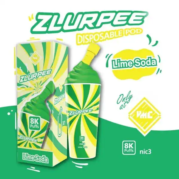 VMC 8000 Puff กลิ่นมะนาวโซดา เปรี้ยวซ่าตัดหวานบาง ๆ สดชื่นกระตุ้นความซ่า สูบแล้วเฟรชทันที คลิกเลย!