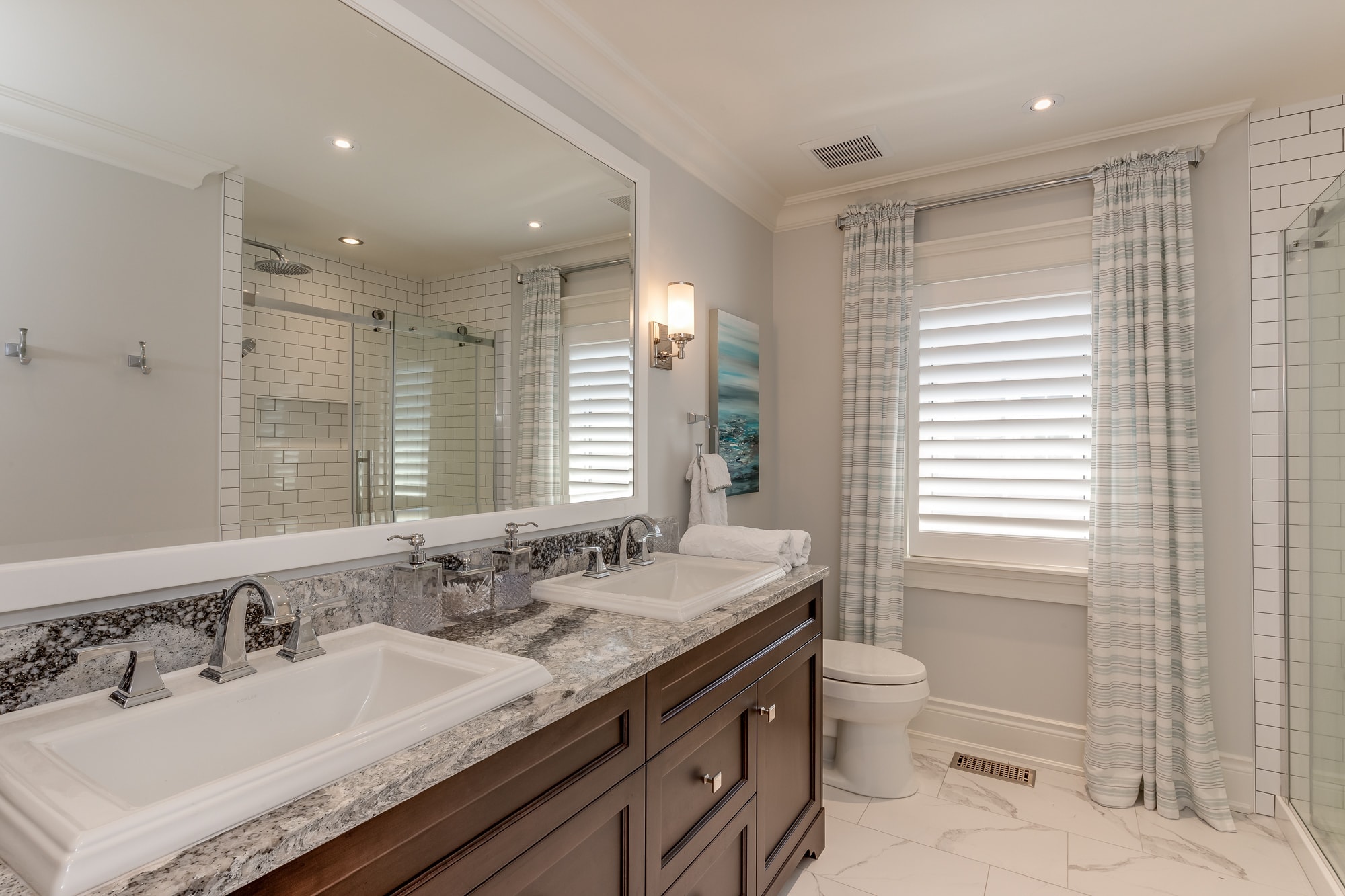 Bathroom Renovations in Burlington ON and Oakville Double Vanity Design Ideas | Opal Baths & Design Burlington