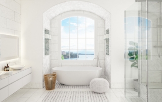 Luxury, modern bathroom - bathroom contractors in Oakville - Opal Baths.