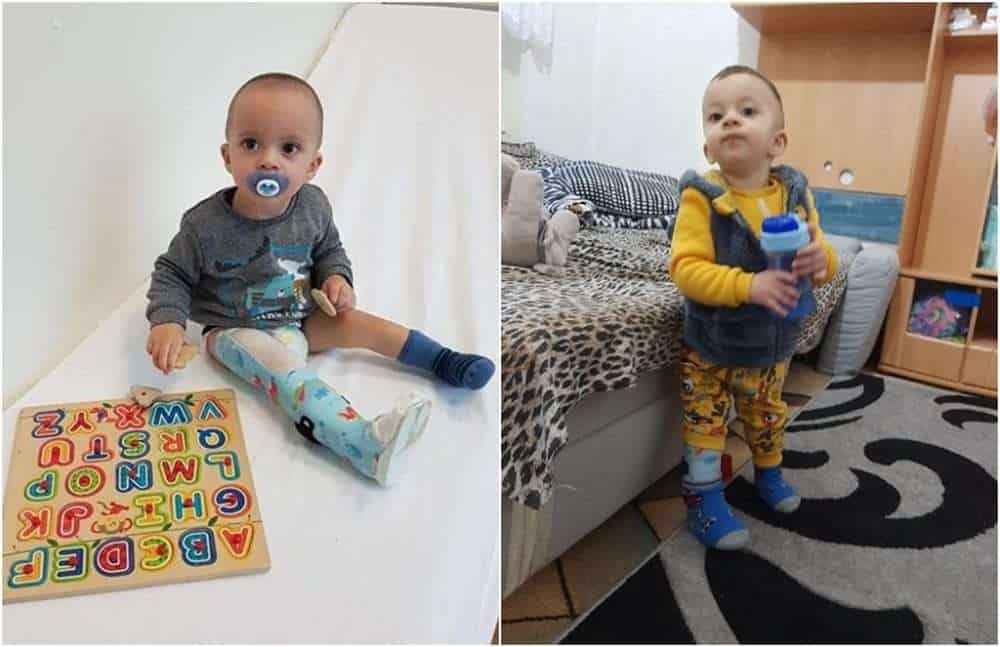 Un băiețel suferă de o boală rară – Raul are nevoie de 100.000 de dolari ca să plece în America la operație