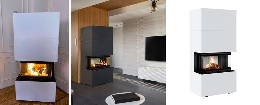 2 Semineu 3 Laturi Sticla Modular La Gata Modern