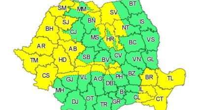 cod galben de vreme rea n jum tate din ar la munte sunt a teptate ninsori i viscol.jpg