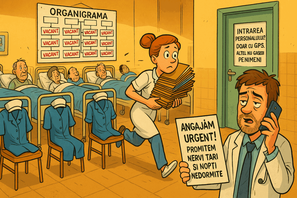 ilustratie lipsa personal spital