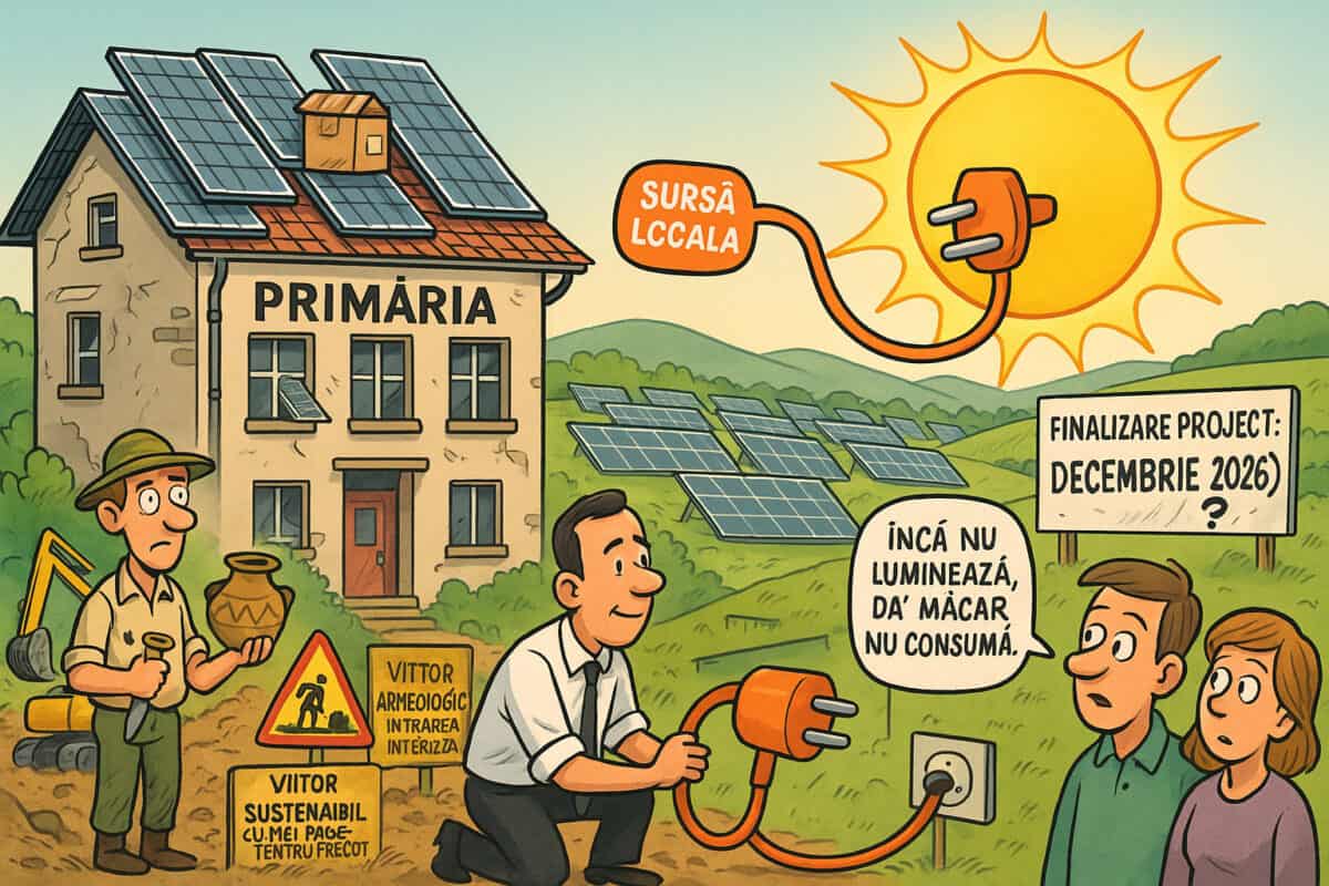 ilustratie panouri fotovoltaice