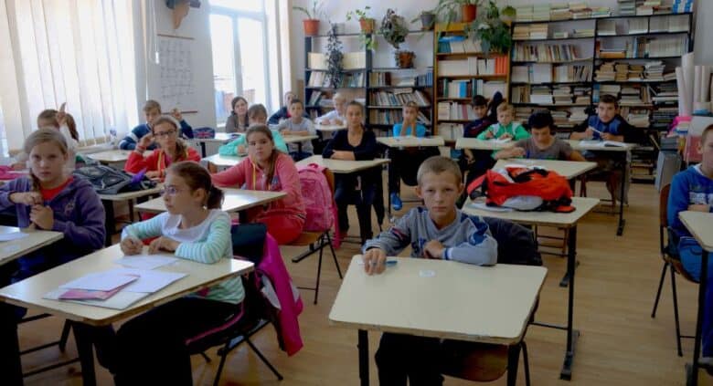 elevi clasa mozaic delta 1