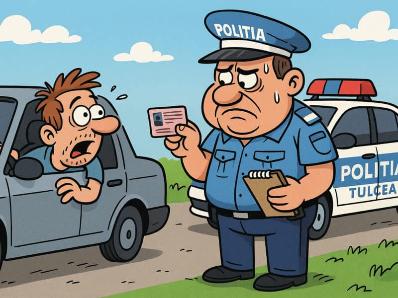 ilustratie politist fara permis 1