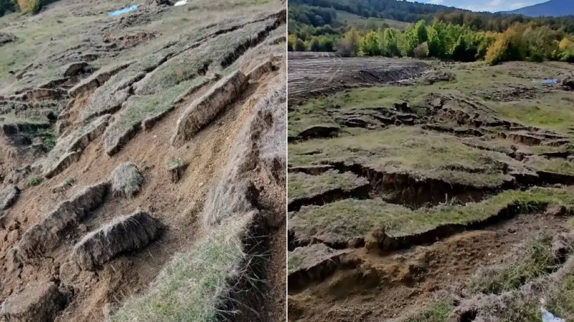 Șantierul autostrăzii Sibiu-Pitești amenință să provoace dezastru natural în comuna Perișani