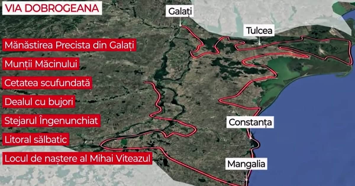 Via dobrogeana traseu bun