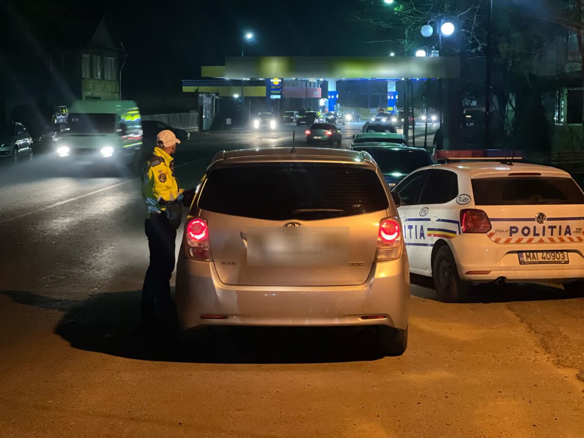 Noapte de controale în Tulcea. Polițiștii și jandarmii au ieșit pe străzi până dimineața